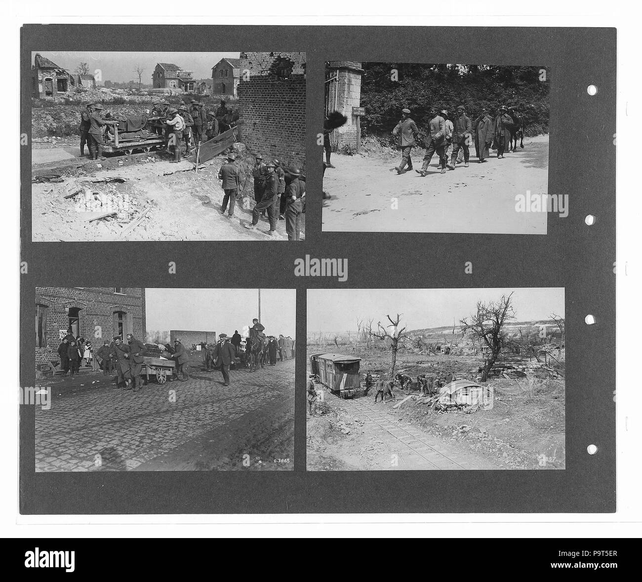 275 canadese guerra ufficiale fotografie (BL l.r.233.b.57.v4 f068r) Foto Stock