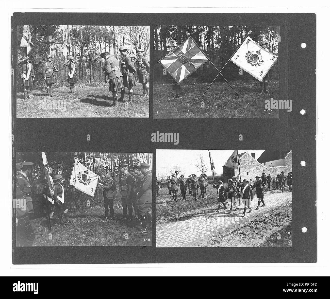 276 canadese guerra ufficiale fotografie (BL l.r.233.b.57.v4 f078r) Foto Stock