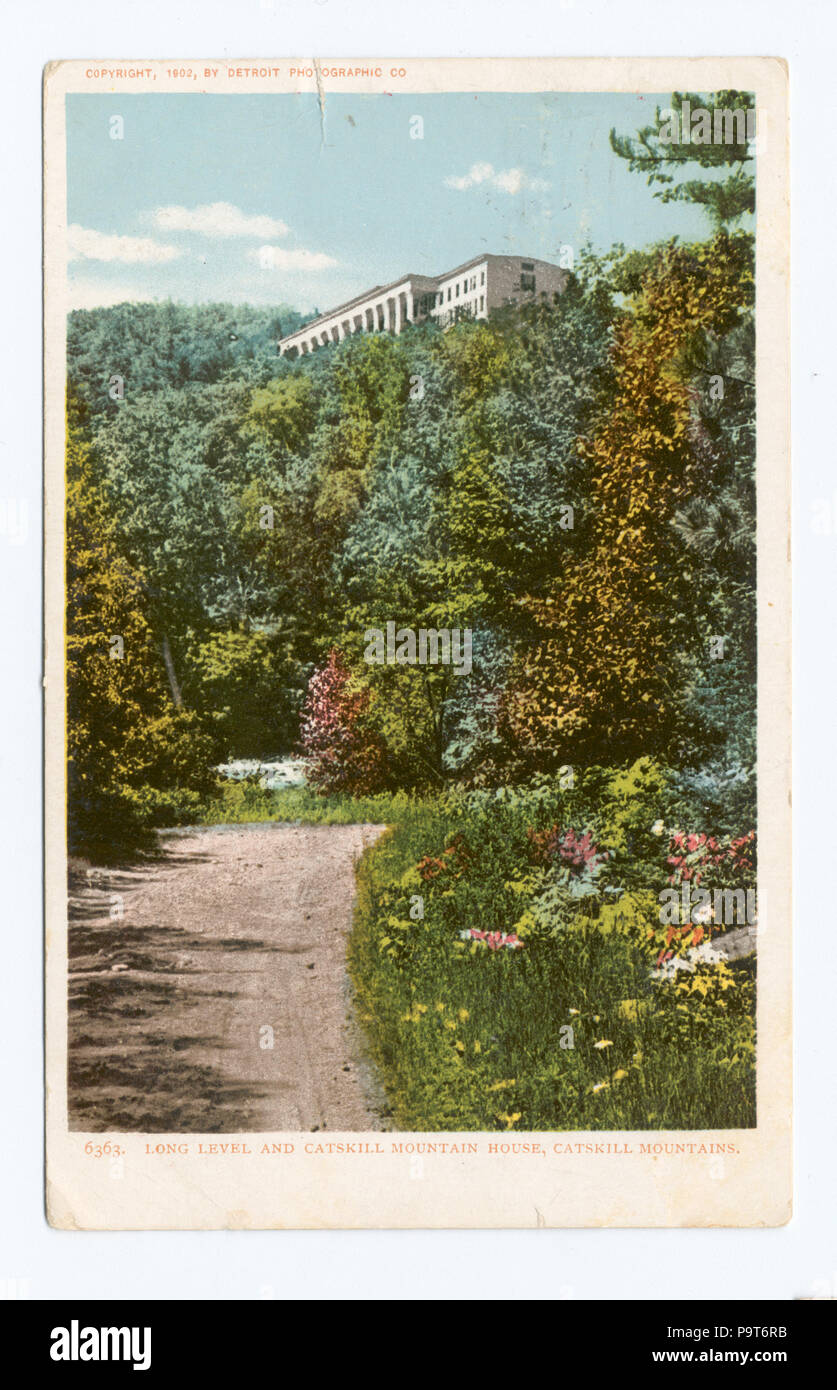 290 Catskill Mountain. Casa da livello lungo, Catskills Mountains, N. Y (NYPL b12647398-62604) Foto Stock