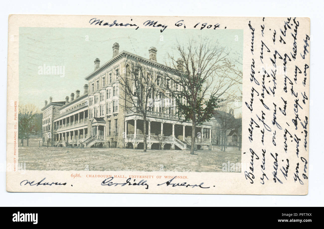 295 Chadburn Hall, Università del Wisconsin, Madison, Wisc (NYPL b12647398-63168) Foto Stock