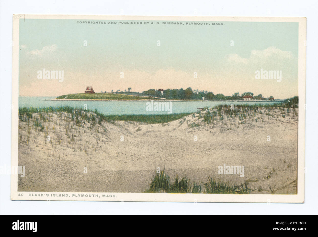 322 Clark's Island Plymouth, massa (NYPL b12647398-79389) Foto Stock