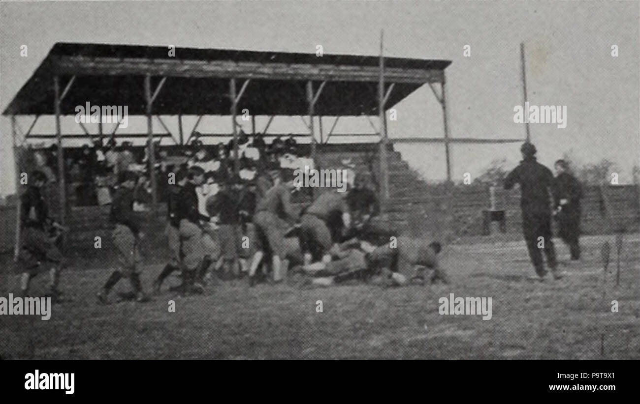 323 Clemson del gioco del calcio (rubinetti 1908) Foto Stock