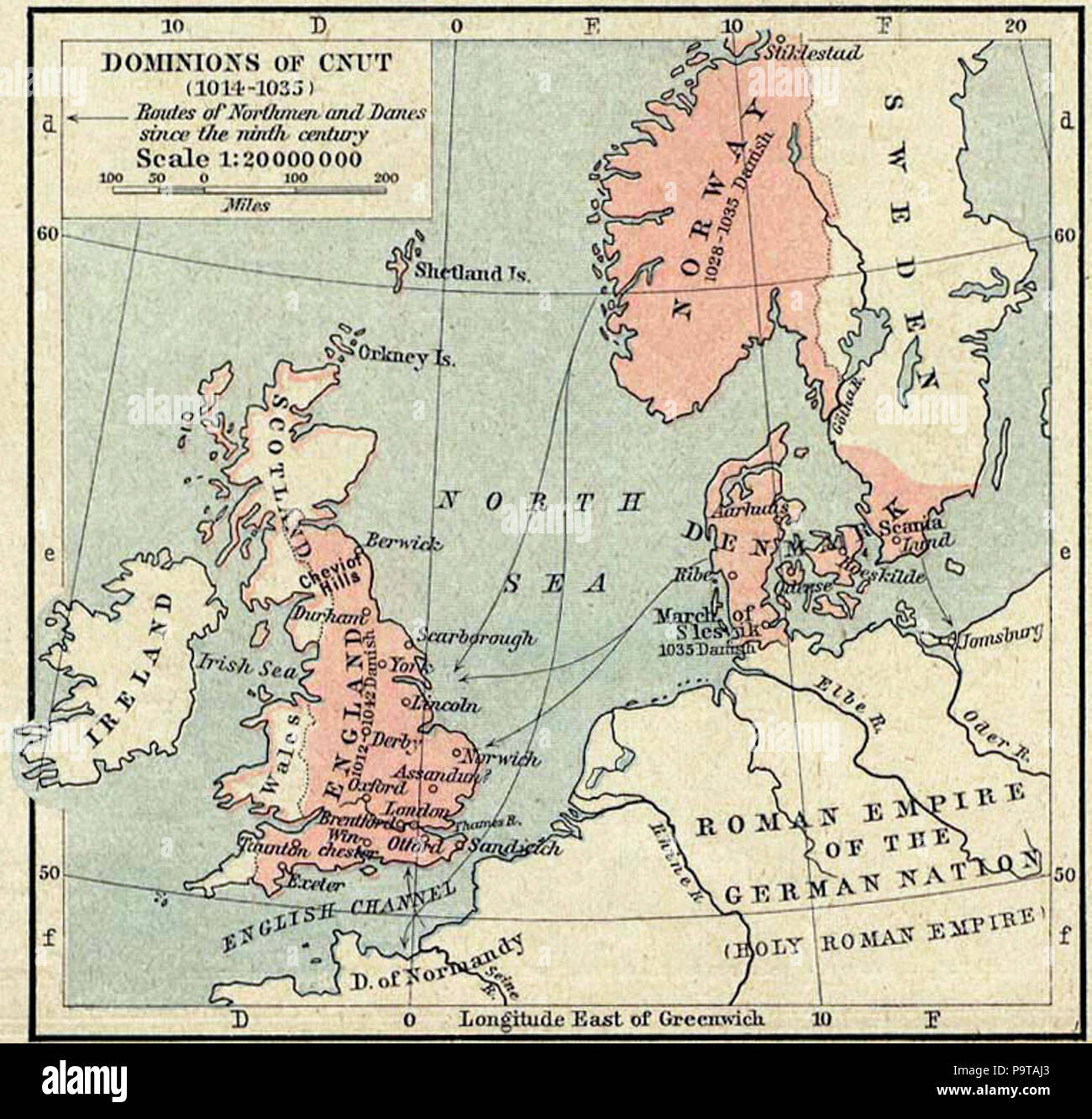326 Cnut 1014 1035 Foto Stock