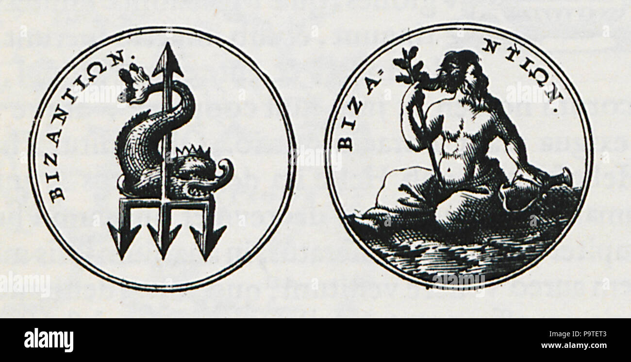 333 moneta dalla città di Bisanzio - Laurenberg Johann - 1661 Foto Stock