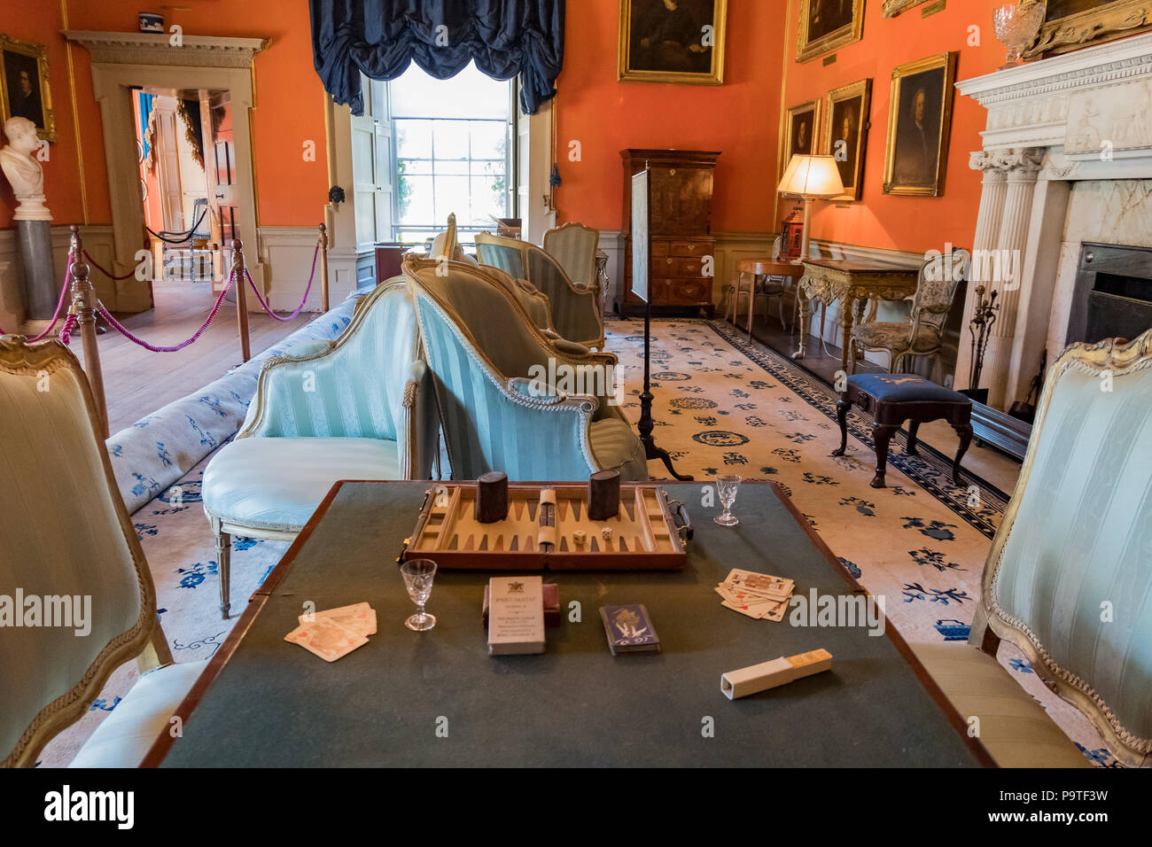 Malahide, giu 30: vista dell'interno del Castello di Malahide & giardini a giugno 30, 2018 a Malahide, nei pressi di Dublino, Irlanda Foto Stock