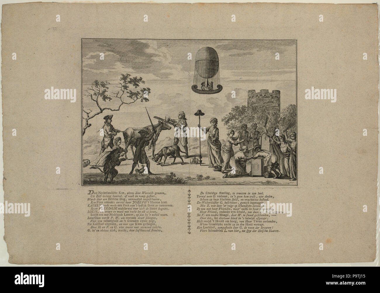 379 Dees Nederlandsche Koe, porta altoos Waereld-grooten LCCN2002722384 Foto Stock