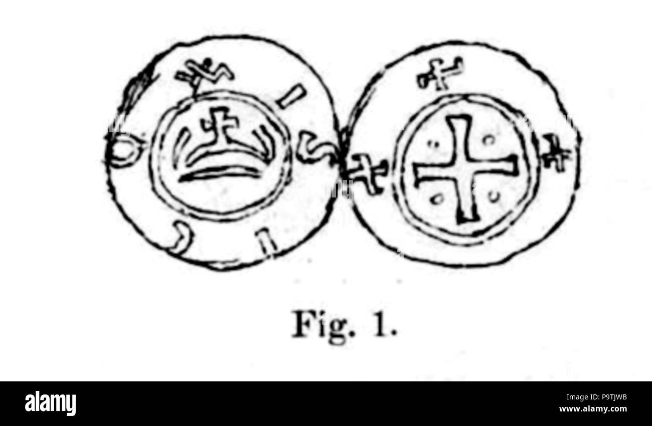 381 Denar Mieszka I Gloger t 1 S 323 Foto Stock