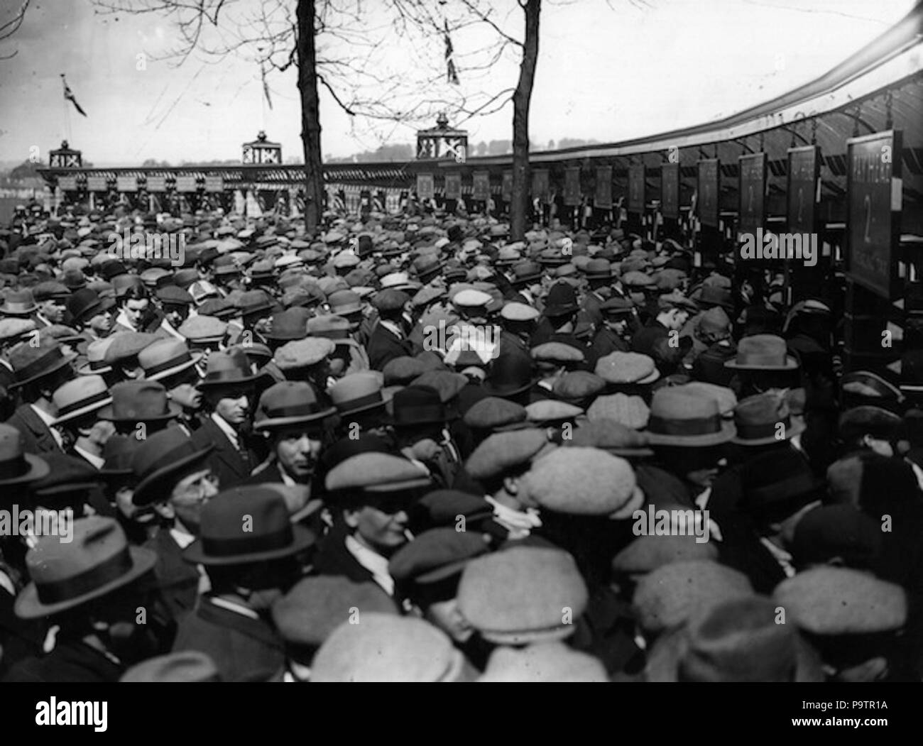 78 finale di FA cup folla biglietti Foto Stock