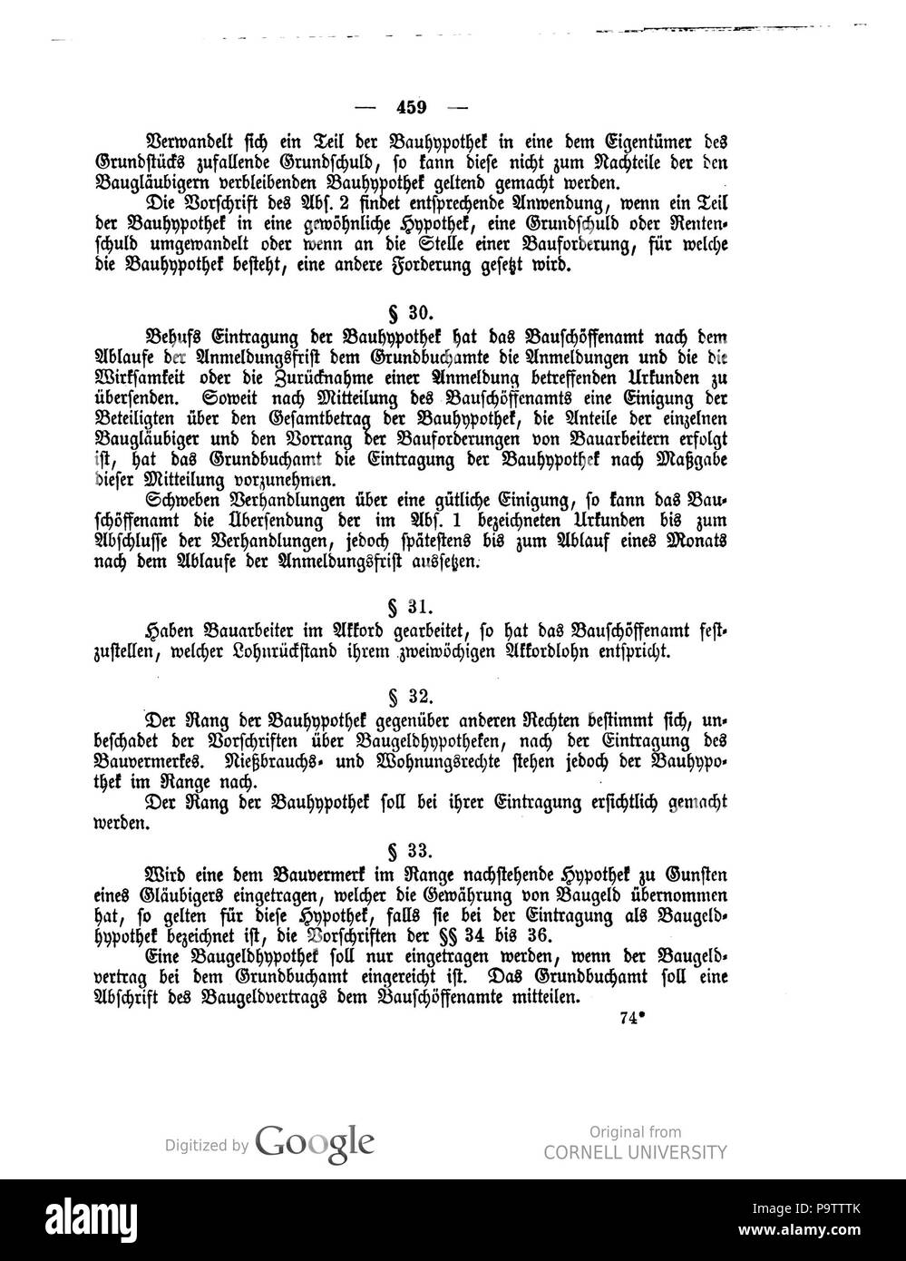 432 Deutsches Reichsgesetzblatt 1909 028 0459 Foto Stock