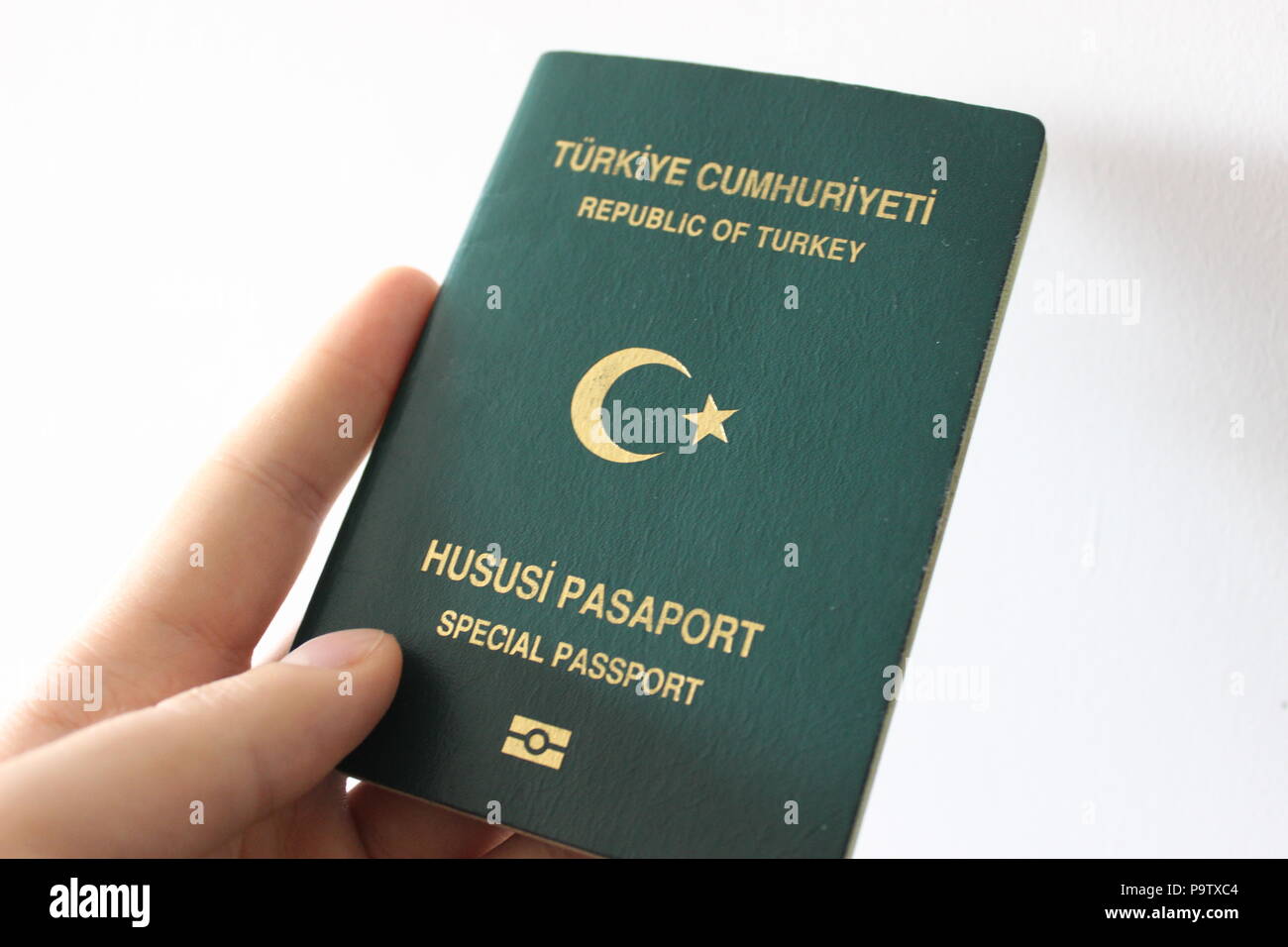 Un bagno turco di passaporto verde Foto Stock