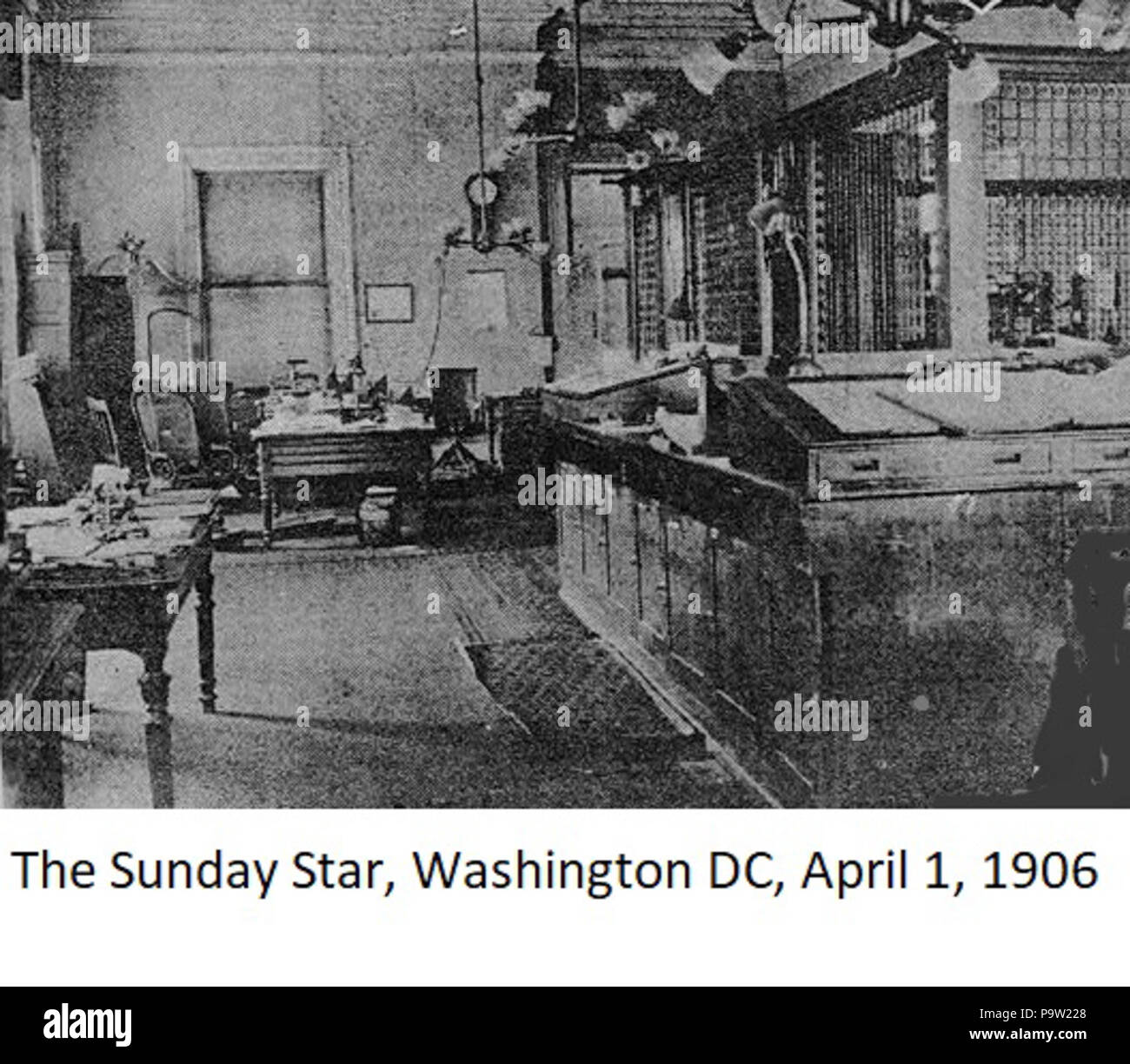 362 Custom House, Georgetown, Washington DC, la domenica Star giornale, Washington DC, 1 Aprile 1906 Foto Stock