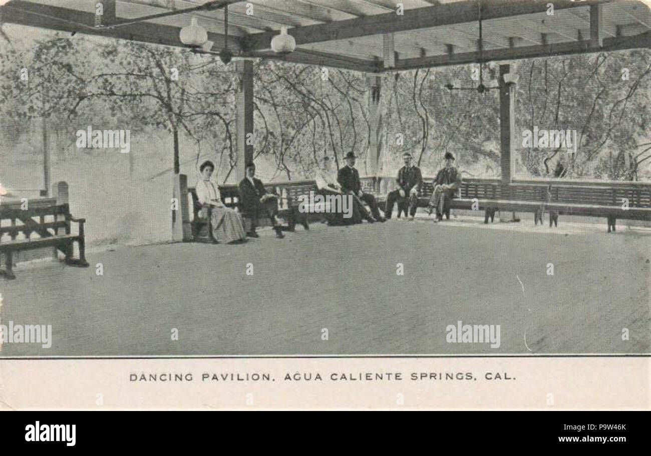 370 Dancing pavilion a Agua Caliente Springs Resort Foto Stock