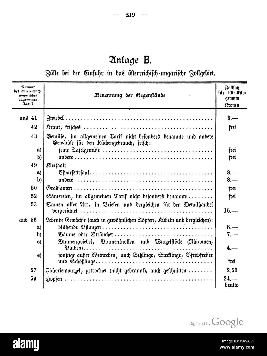 417 Deutsches Reichsgesetzblatt 1906 007 219 Foto Stock