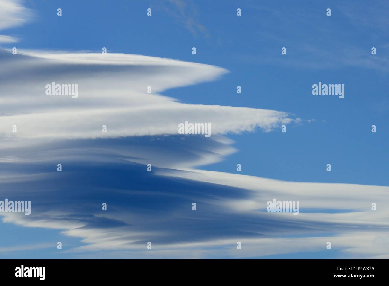Cielo nuvoloso, immagine di sfondo Foto Stock