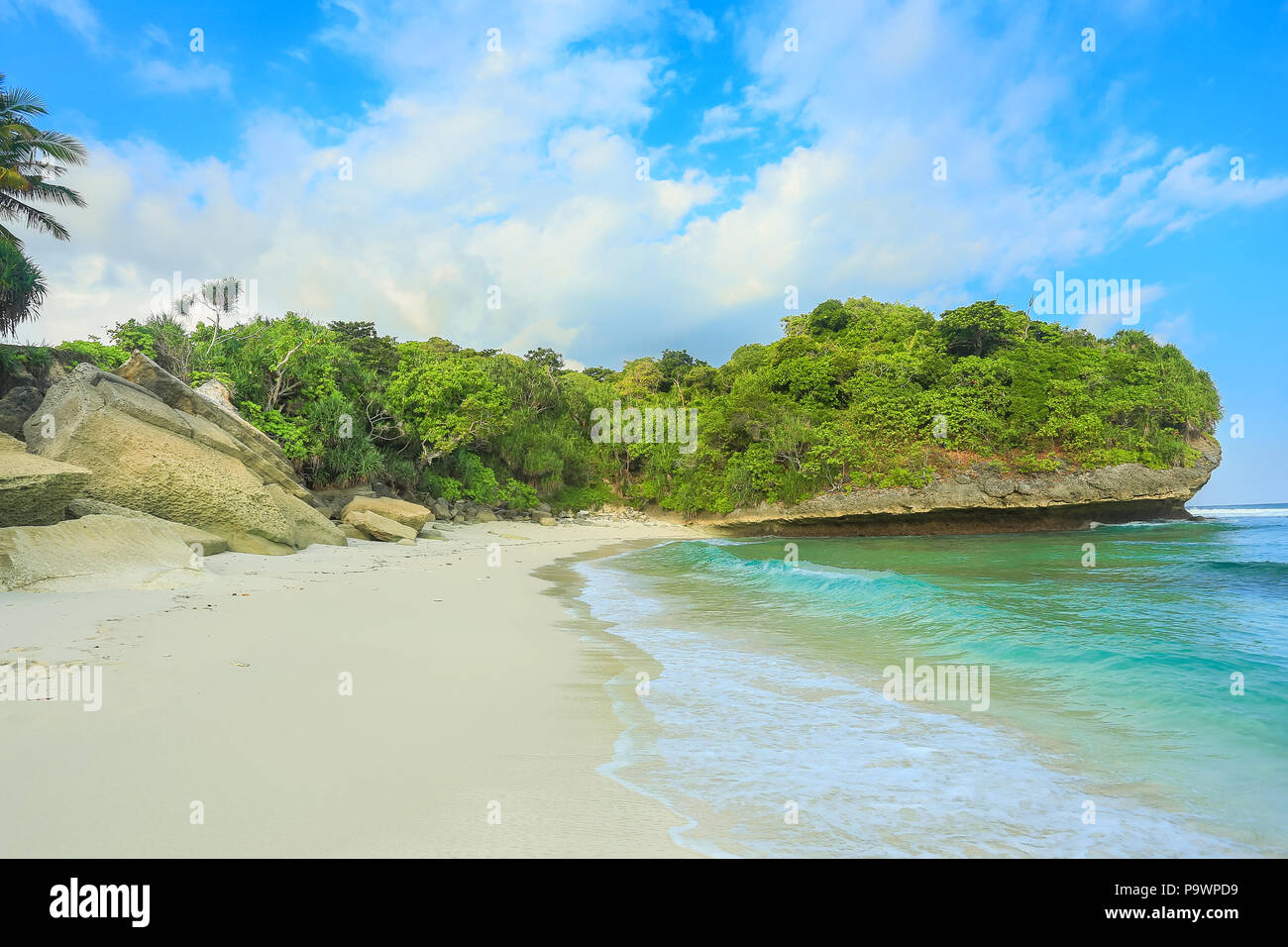 Bellissima spiaggia di Isola di Sumba Foto Stock