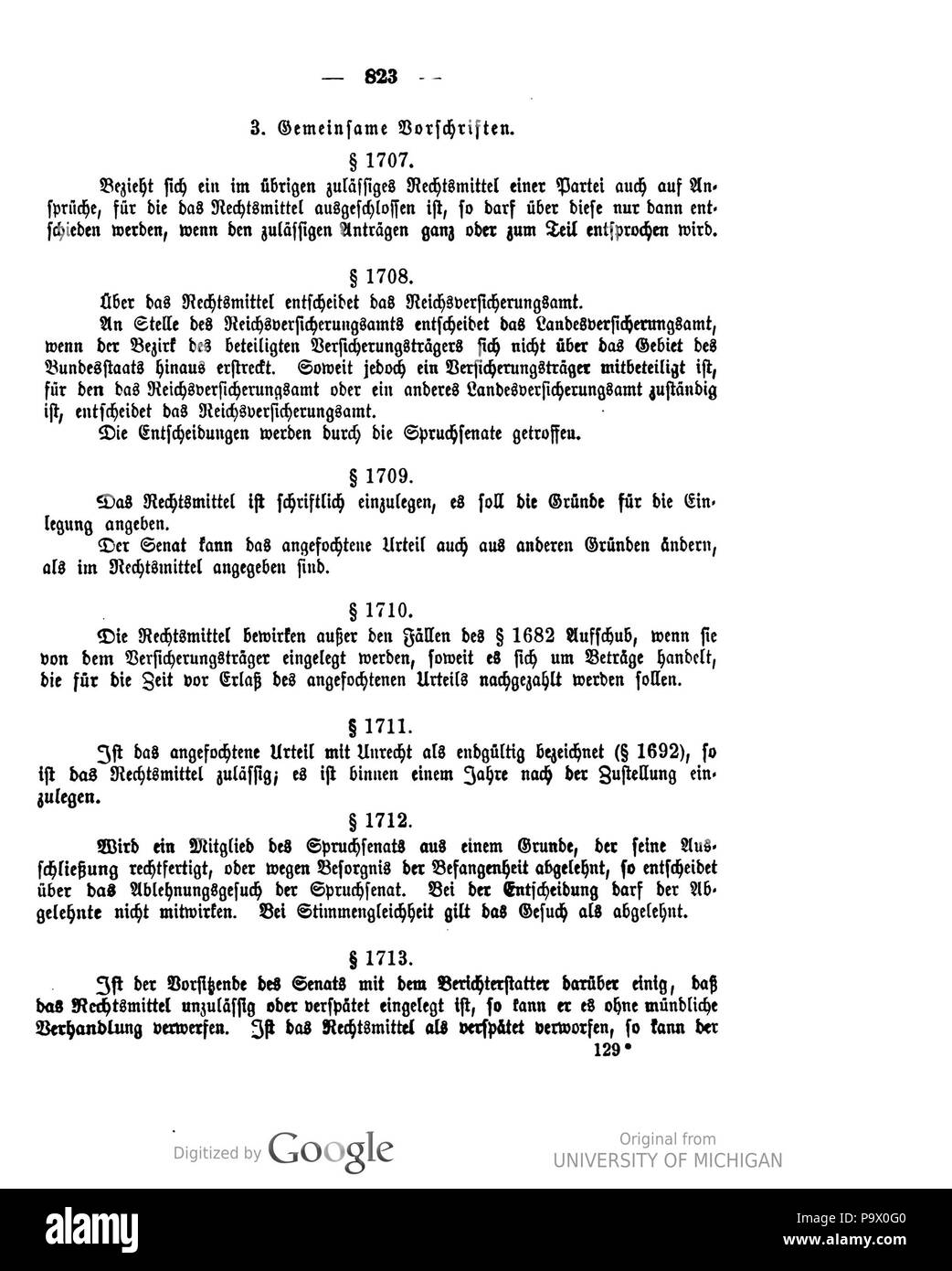 445 Deutsches Reichsgesetzblatt 1911 042 0823 Foto Stock