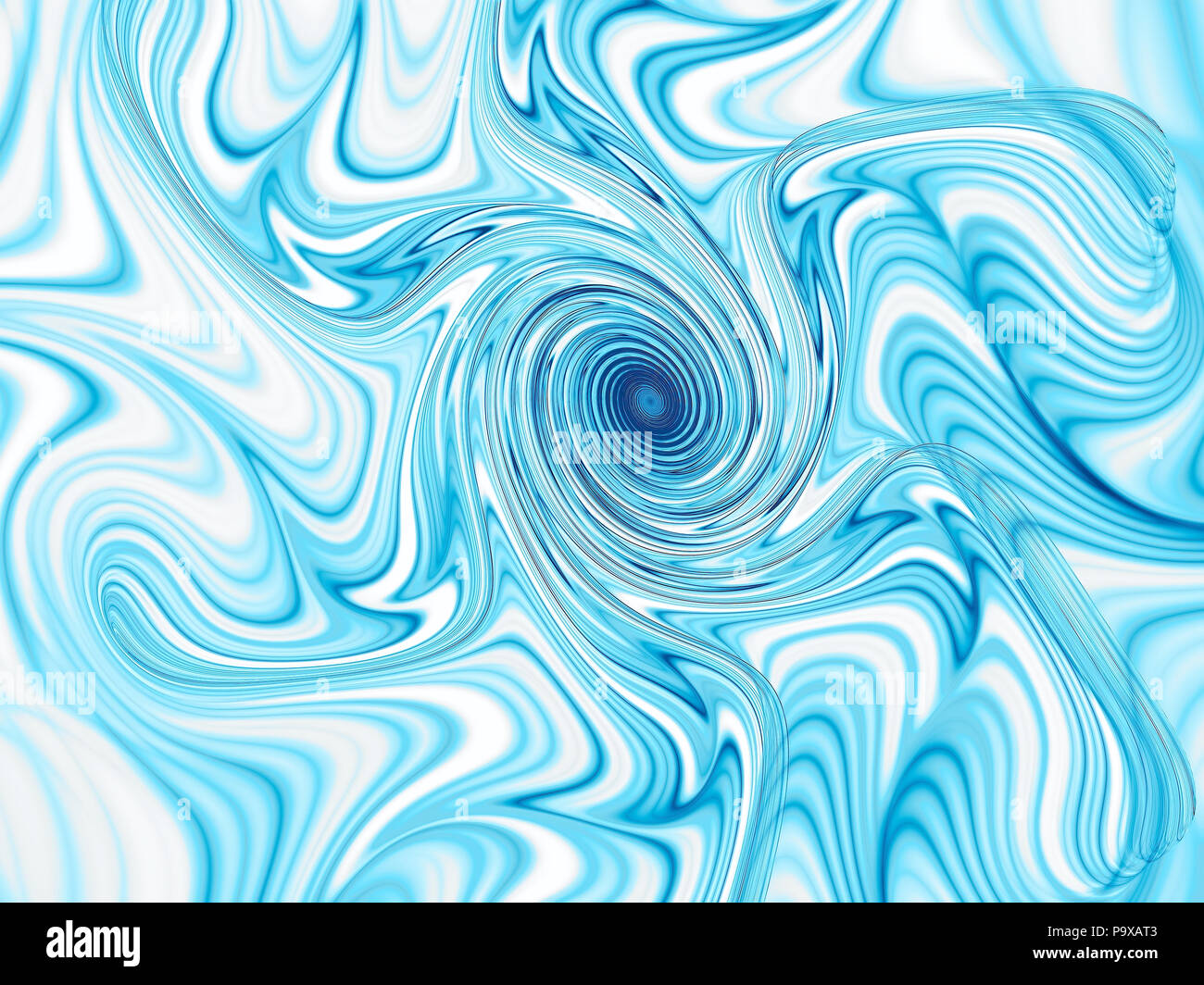 Abstract sfondo a spirale - generati digitalmente immagine Foto Stock