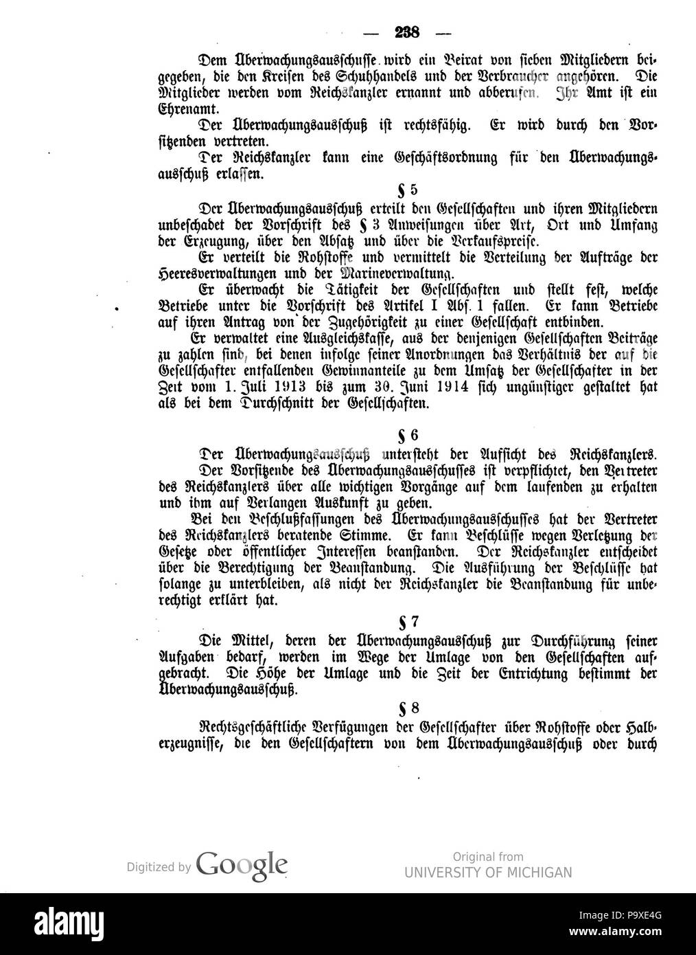 472 Deutsches Reichsgesetzblatt 1917 051 0238 Foto Stock