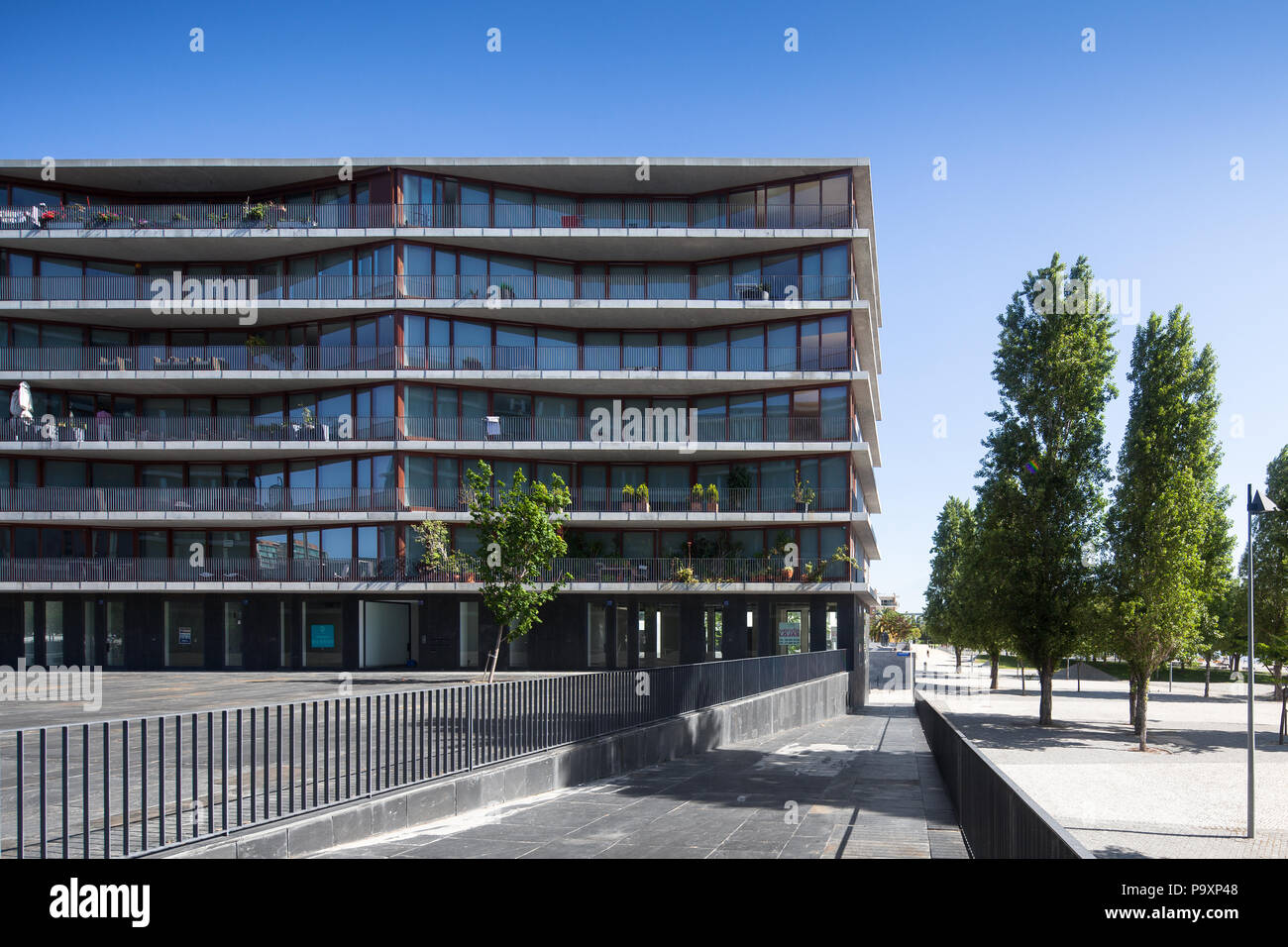 Architettura di Lisbona Foto Stock