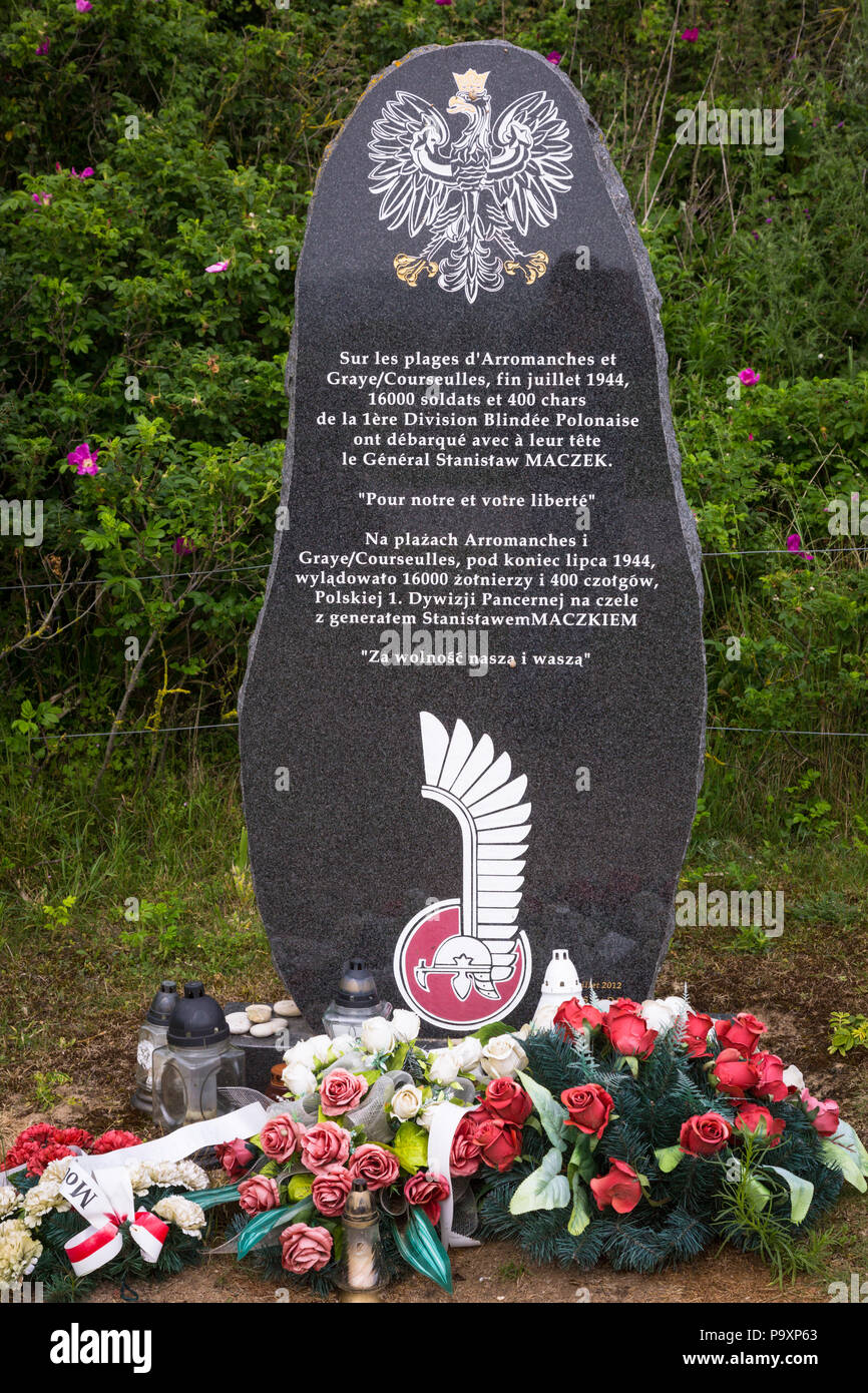 Memoriale al giorno d sbarchi 1944, Normandia, Francia Foto Stock