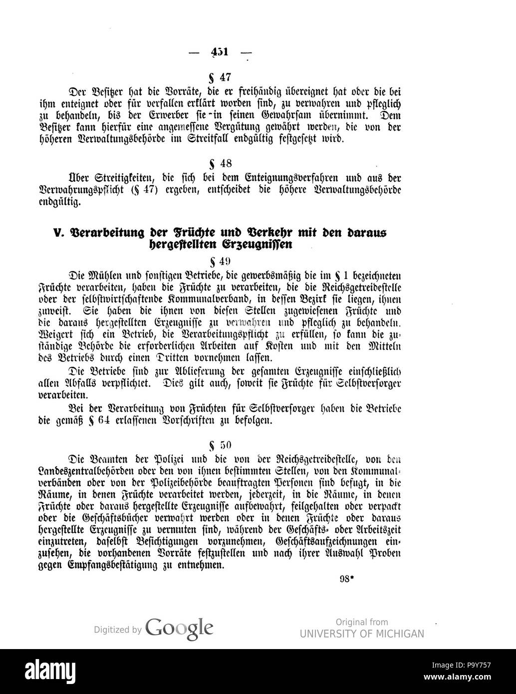 480 Deutsches Reichsgesetzblatt 1918 073 0451 Foto Stock