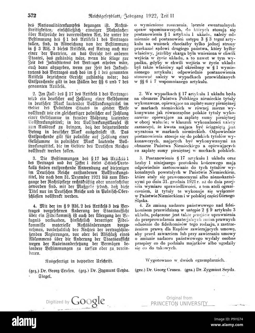 528 Deutsches Reichsgesetzblatt 22T2 011 0572 Foto Stock