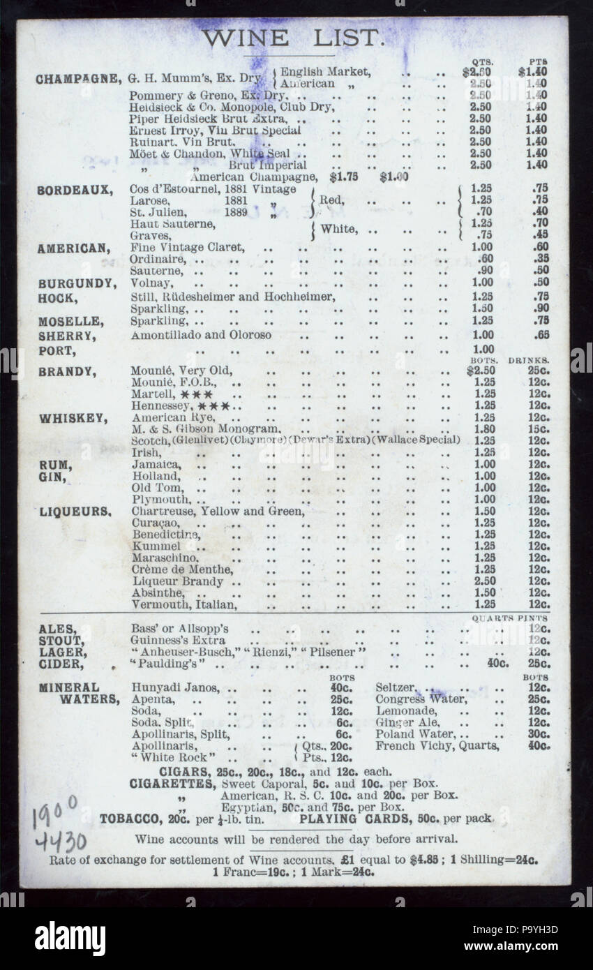 578 LA CENA) (detenute da) U.S.M.S. (A) EN ROUTE A BORDO USMS ST. LOUIS (SS;) (NYPL ADE-274687-4000010990) Foto Stock