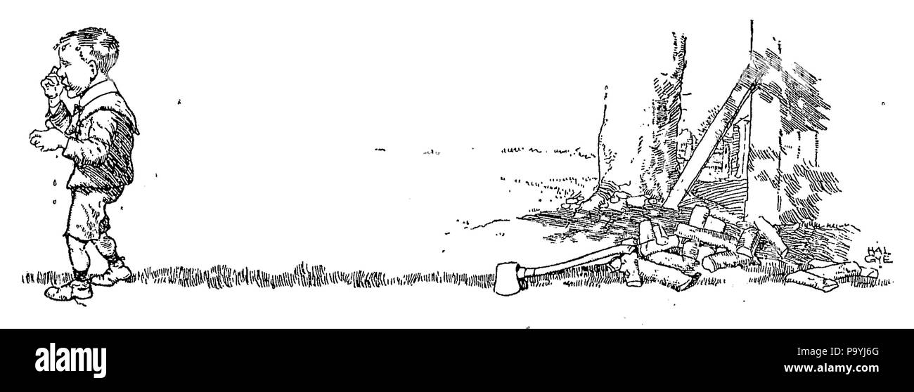 585 Doreen (C. J. Dennis, 1917) illustrazione pagina 12 Foto Stock