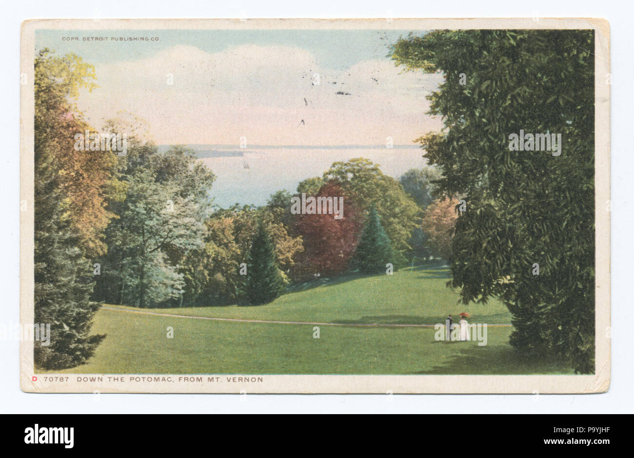 587 giù il Potomac, Mt. Vernon, Va (NYPL b12647398-74054) Foto Stock