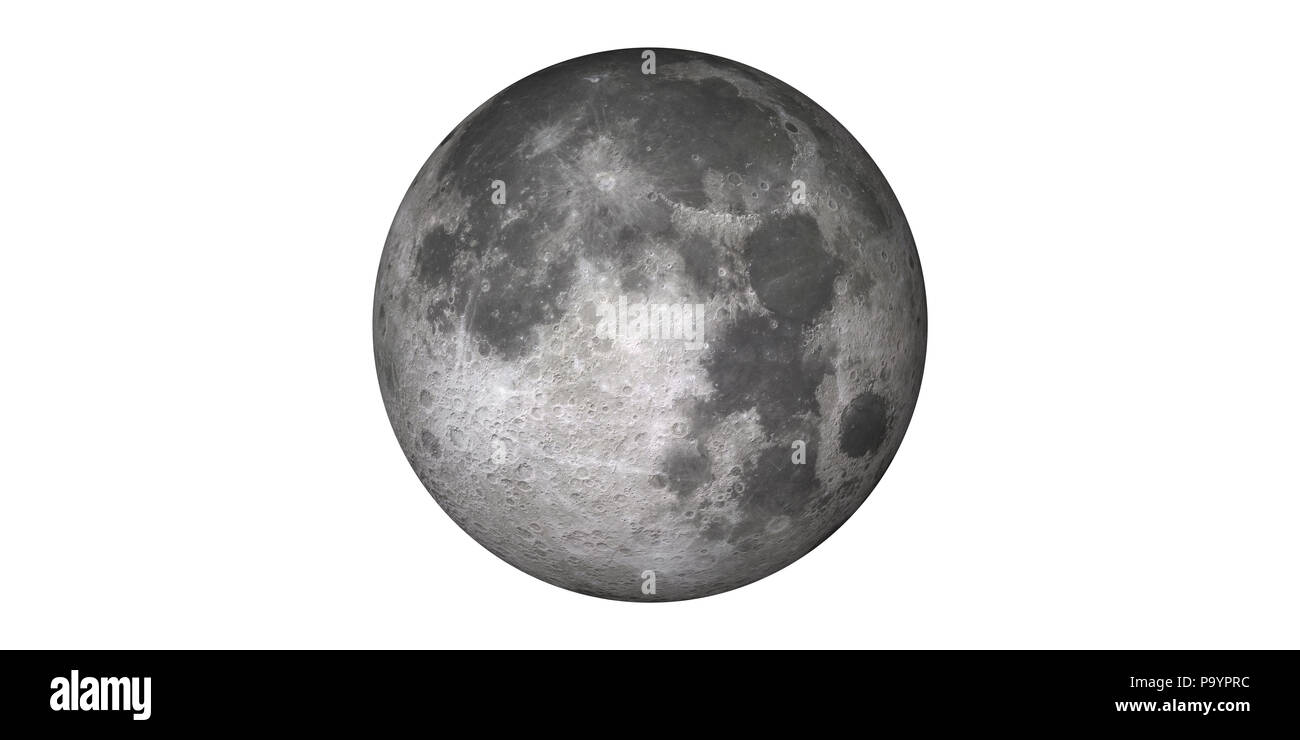 Luna terra sfondo bianco Foto Stock Luna terra sfondo bianco Foto Stock