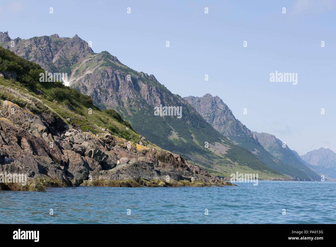 La Kamchatka Costa, Russia Foto Stock