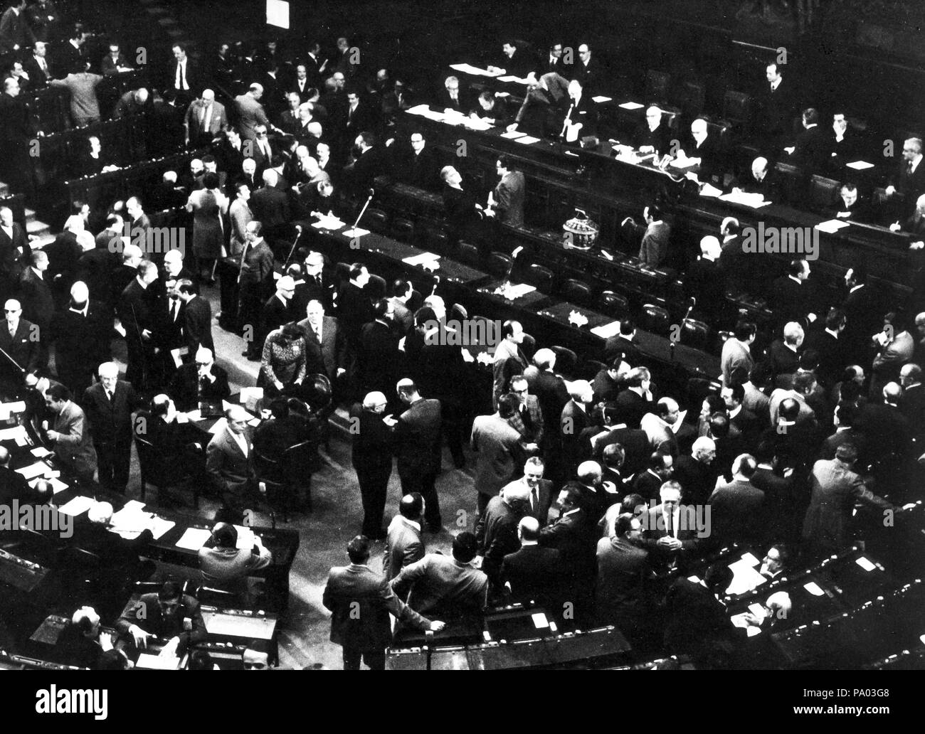 Il parlamento della Repubblica Italiana Foto Stock