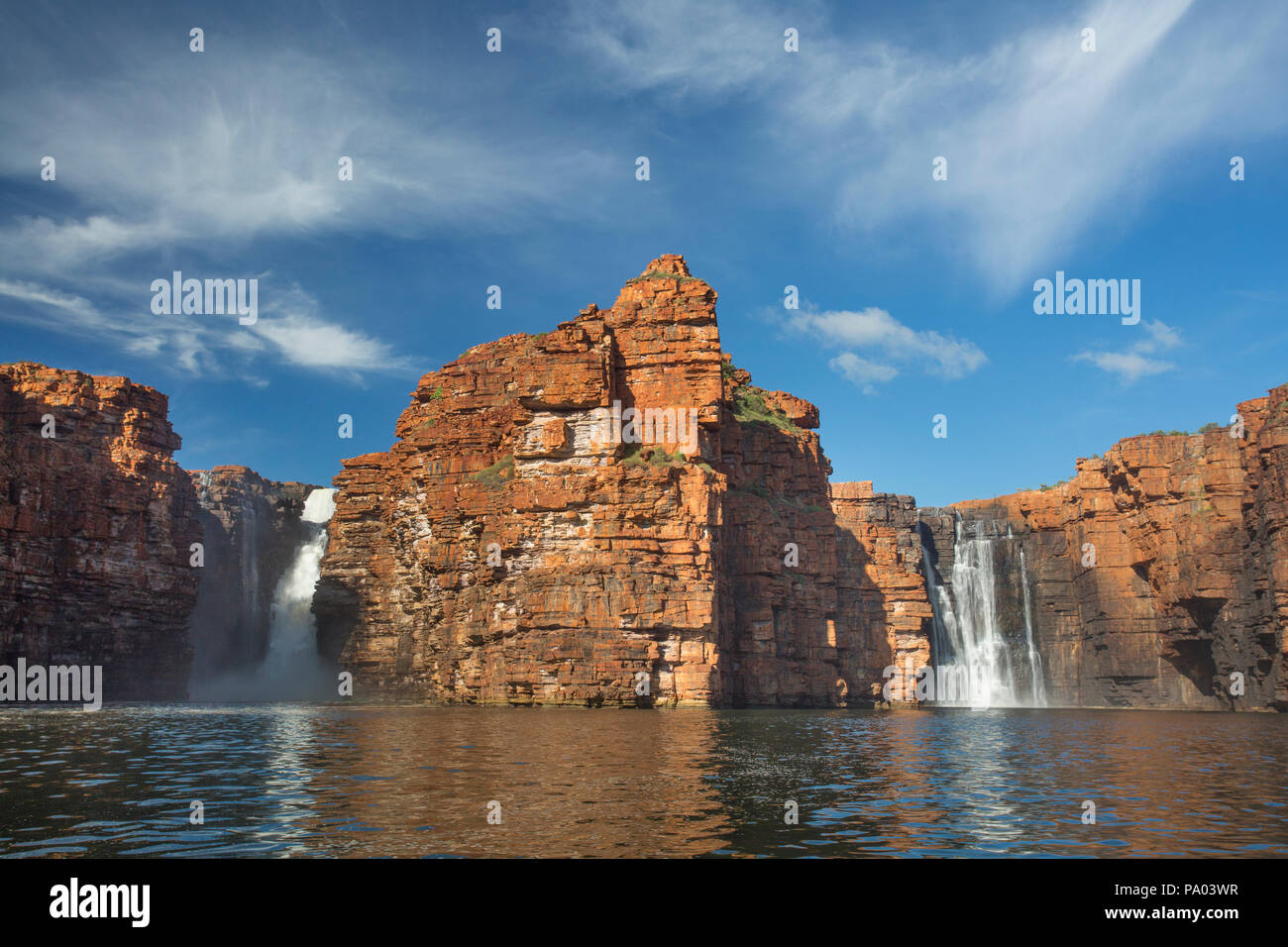 King George Falls, Il Kimberley, Australia occidentale Foto Stock