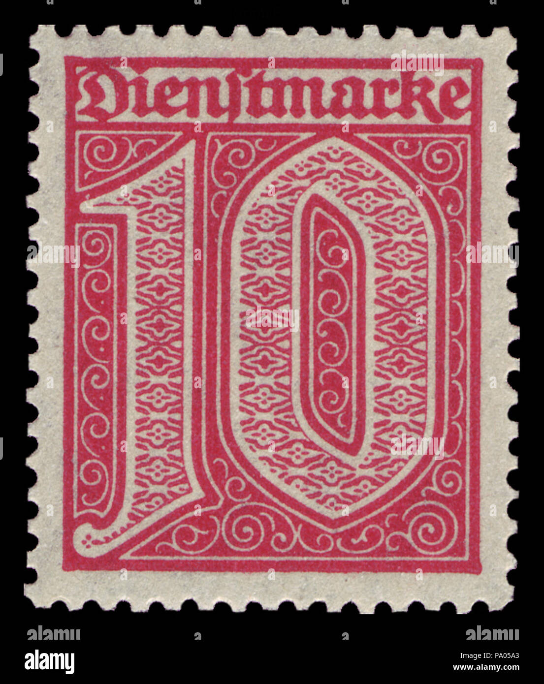 588 DR-D 1920 24 Dienstmarke Foto Stock