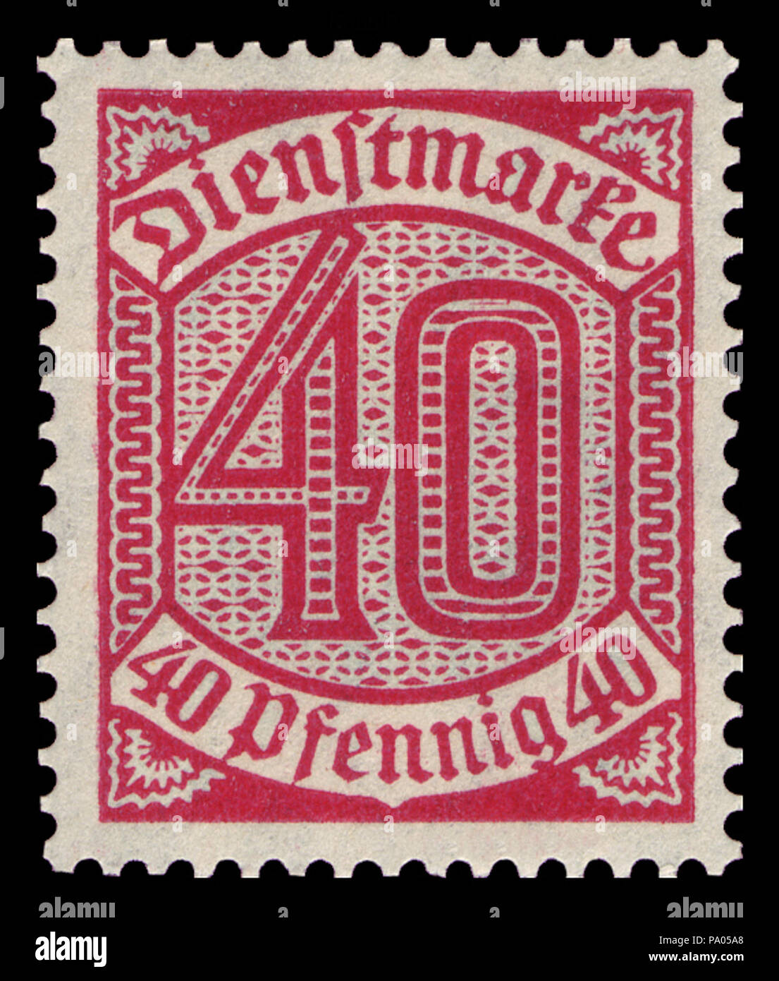 588 DR-D 1920 28 Dienstmarke Foto Stock