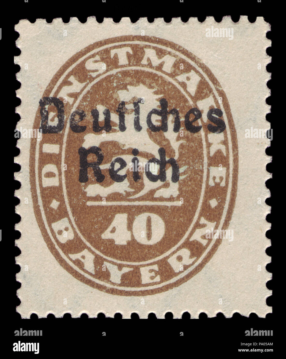 589 DR-D 1920 39 Dienstmarke Foto Stock