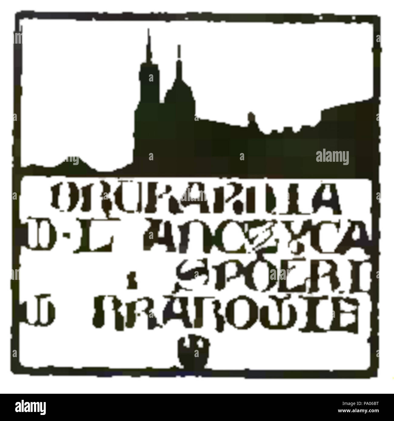 593 Drukarnia W L Anczyca ho Spółki w Krakowie Foto Stock