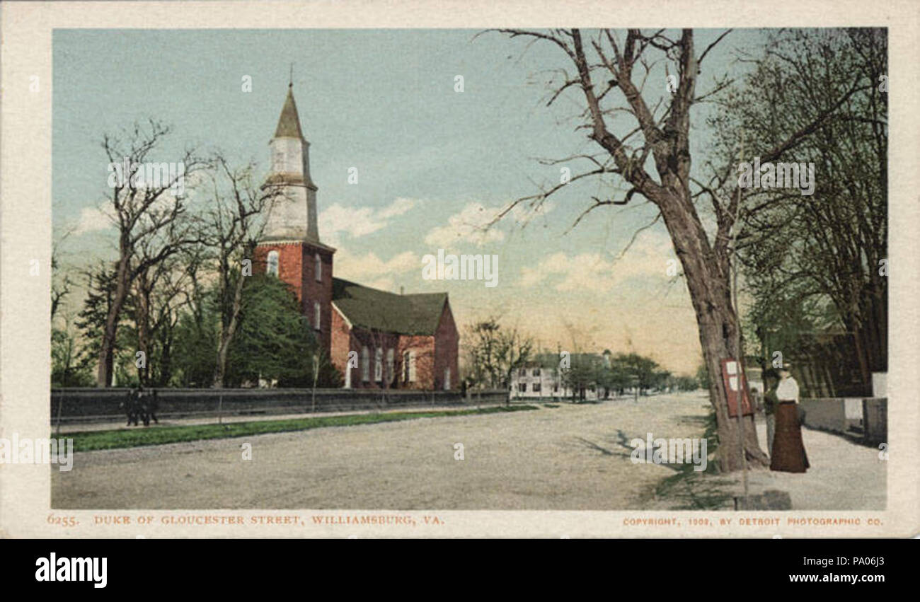 594 duca di Gloucester Street, Williamsburg, VA. (Bni 429596) Foto Stock