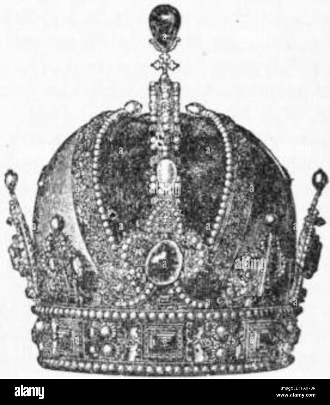 602 EB1911 Corona - Fig. 4.-Corona dell'impero austriaco Foto Stock