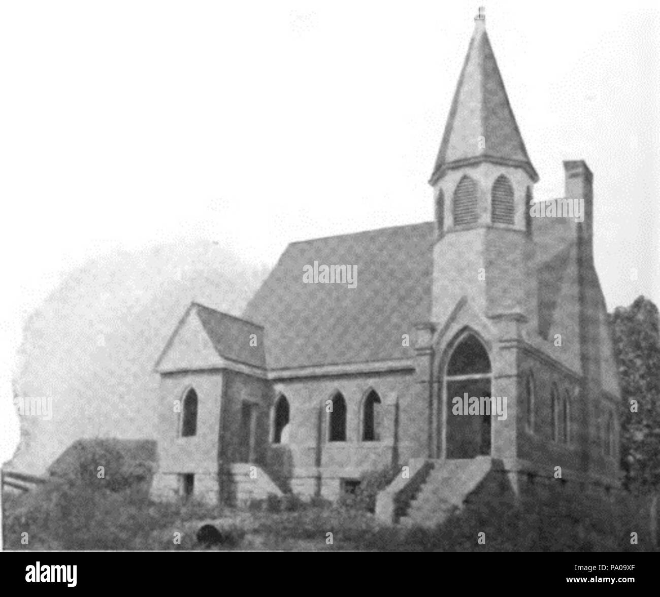 624 chiesa episcopale a St. Mary's, W.V Foto Stock