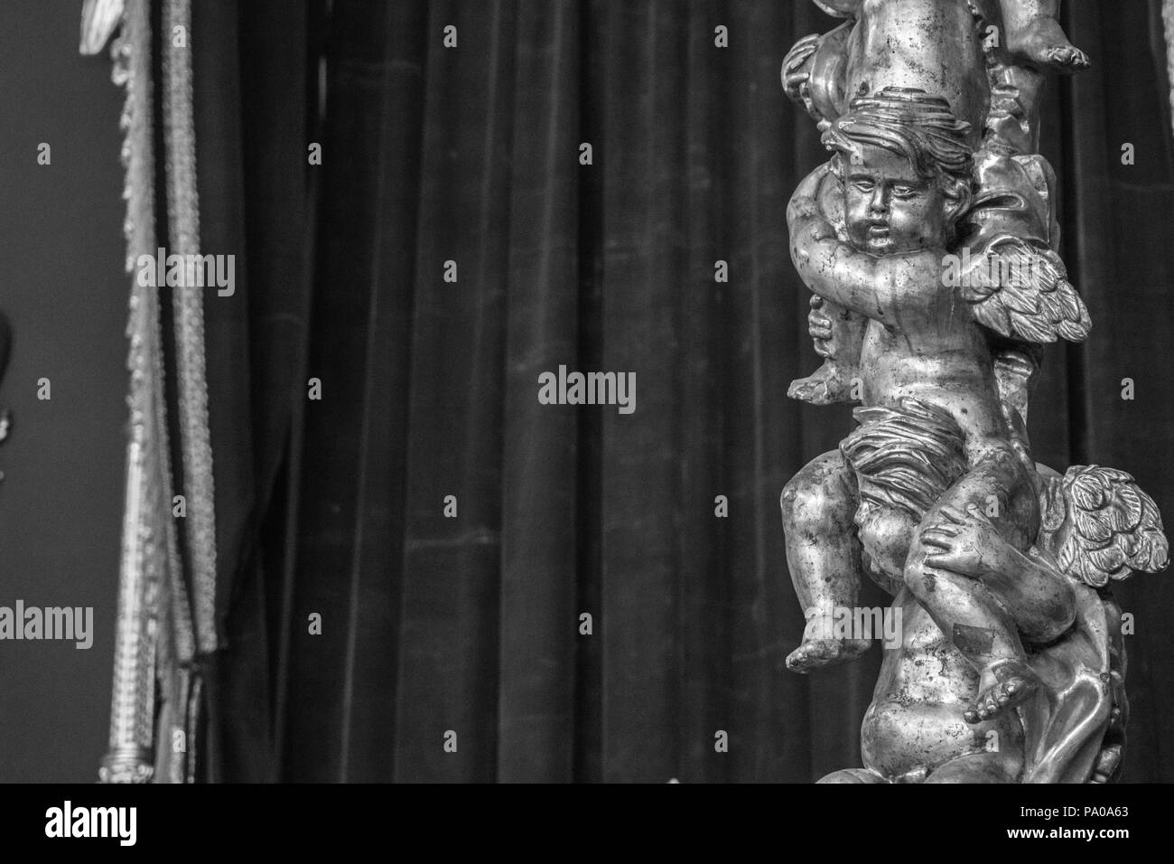 Royal Palace camera da letto Foto Stock