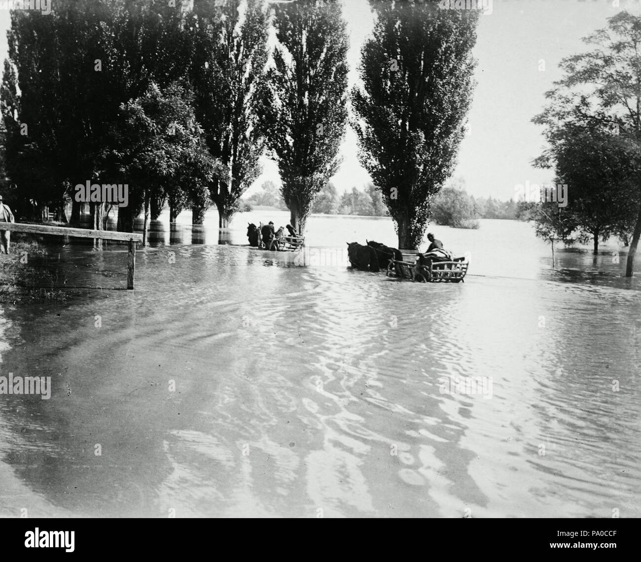 655 Flood Fortepan 86770 Foto Stock