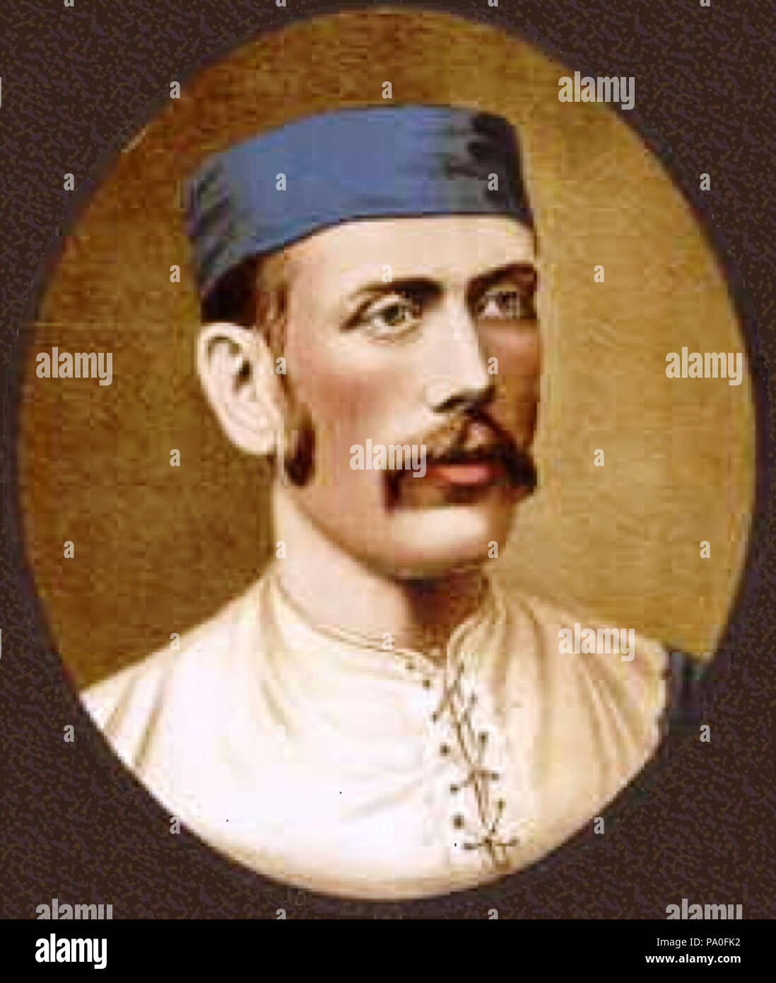 . Inglese: George Coulthard, calciatore australiano e cricketer. Una foto a colori dell'opera completa viene visualizzato tra pp108-109 nel libro un gioco nazionale: La storia di Australian Rules Football, da Rob Hess e altri, pubblicata dalla Penguin Group nel 2008. 691 GCoulthard Foto Stock