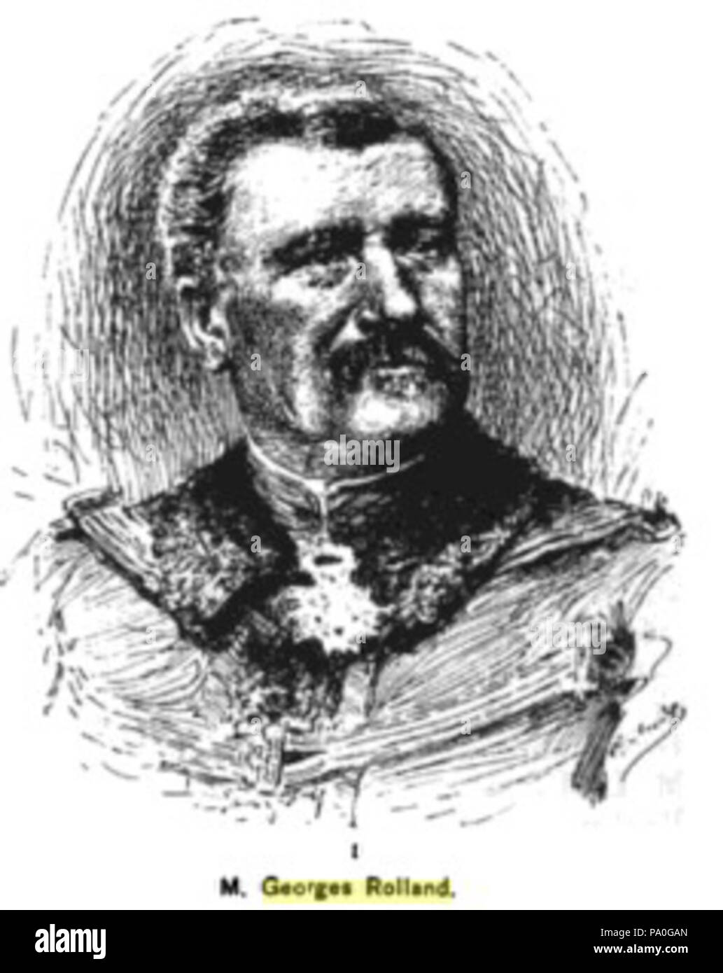 707 Georges Rolland Scribners 1891 Foto Stock
