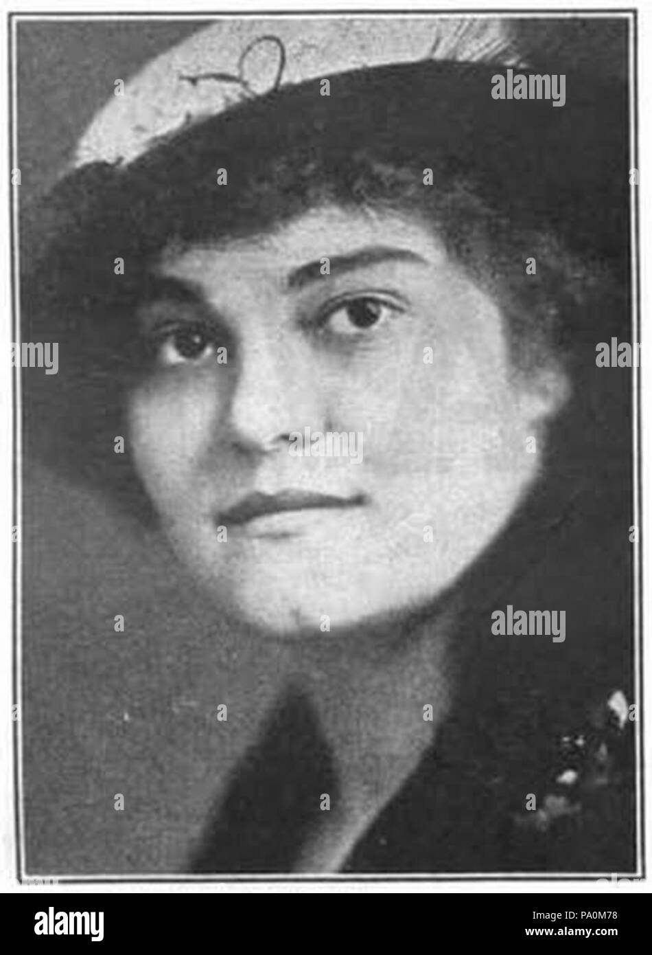 615 Elizabeth Kolb, sponsor della USS Pennsylvania nel 1915 Foto Stock