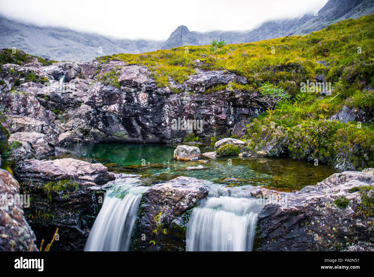 Pool di Fairy in Scozia Foto Stock