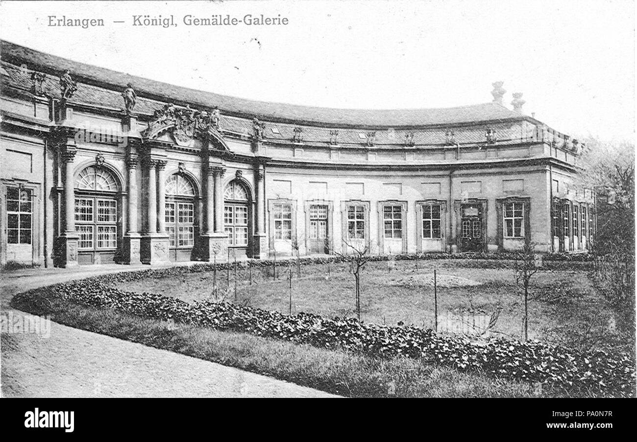625 Erlangen - Gemäldegalerie Foto Stock