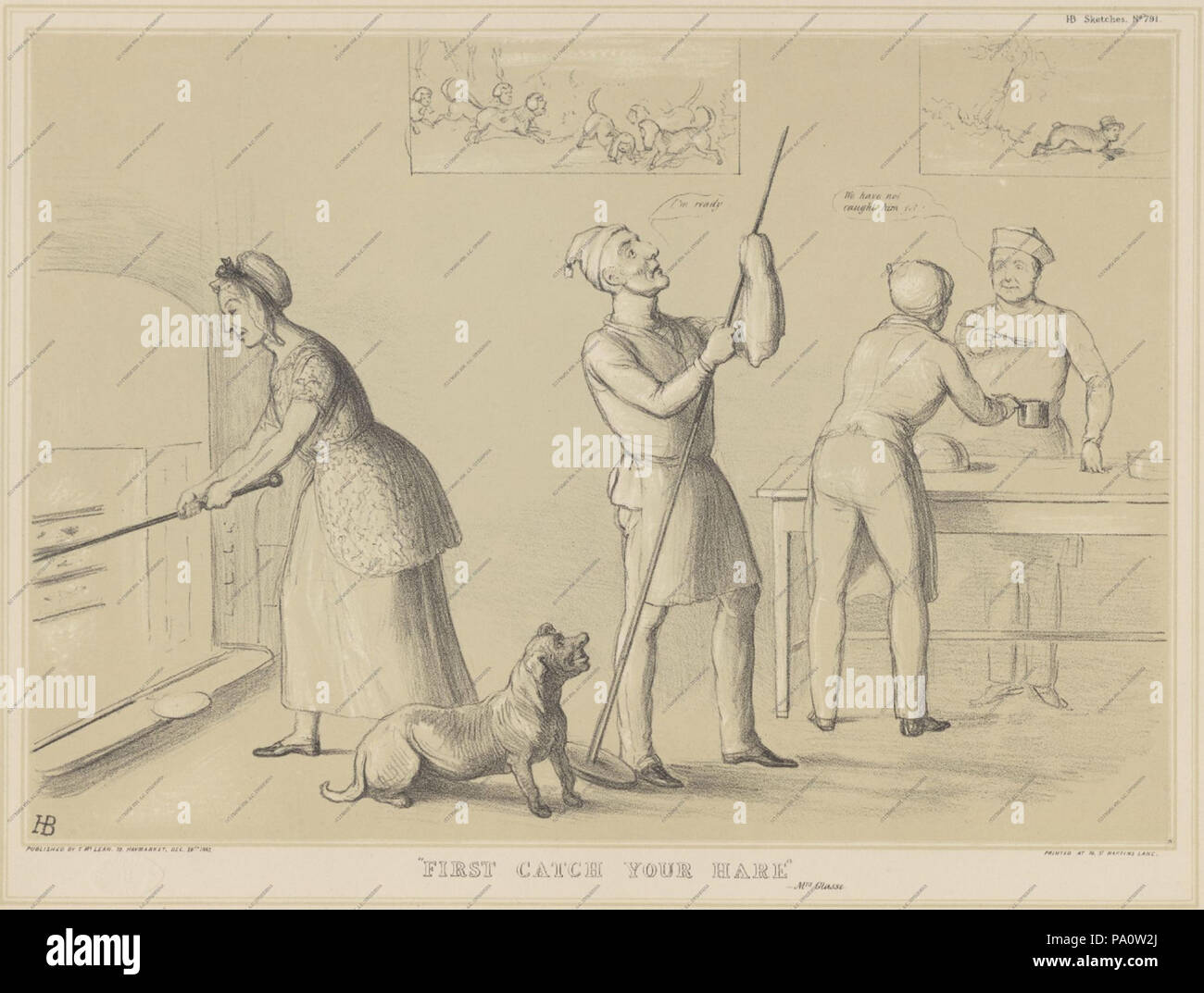 650 Prima cattura la lepre da John Doyle Foto Stock