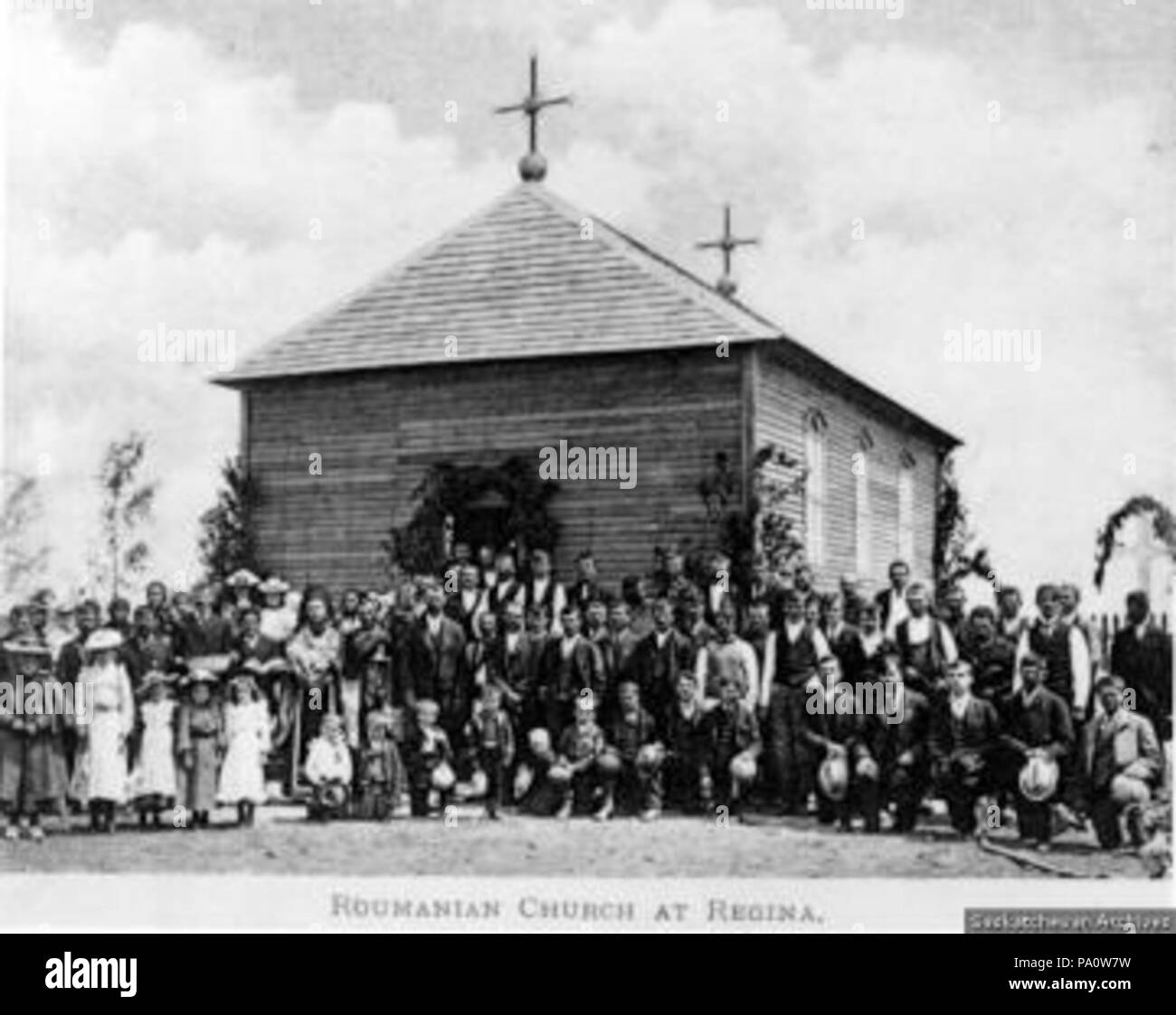 651 prima Chiesa ortodossa romena in Nord America, Regina, 1904 Foto Stock