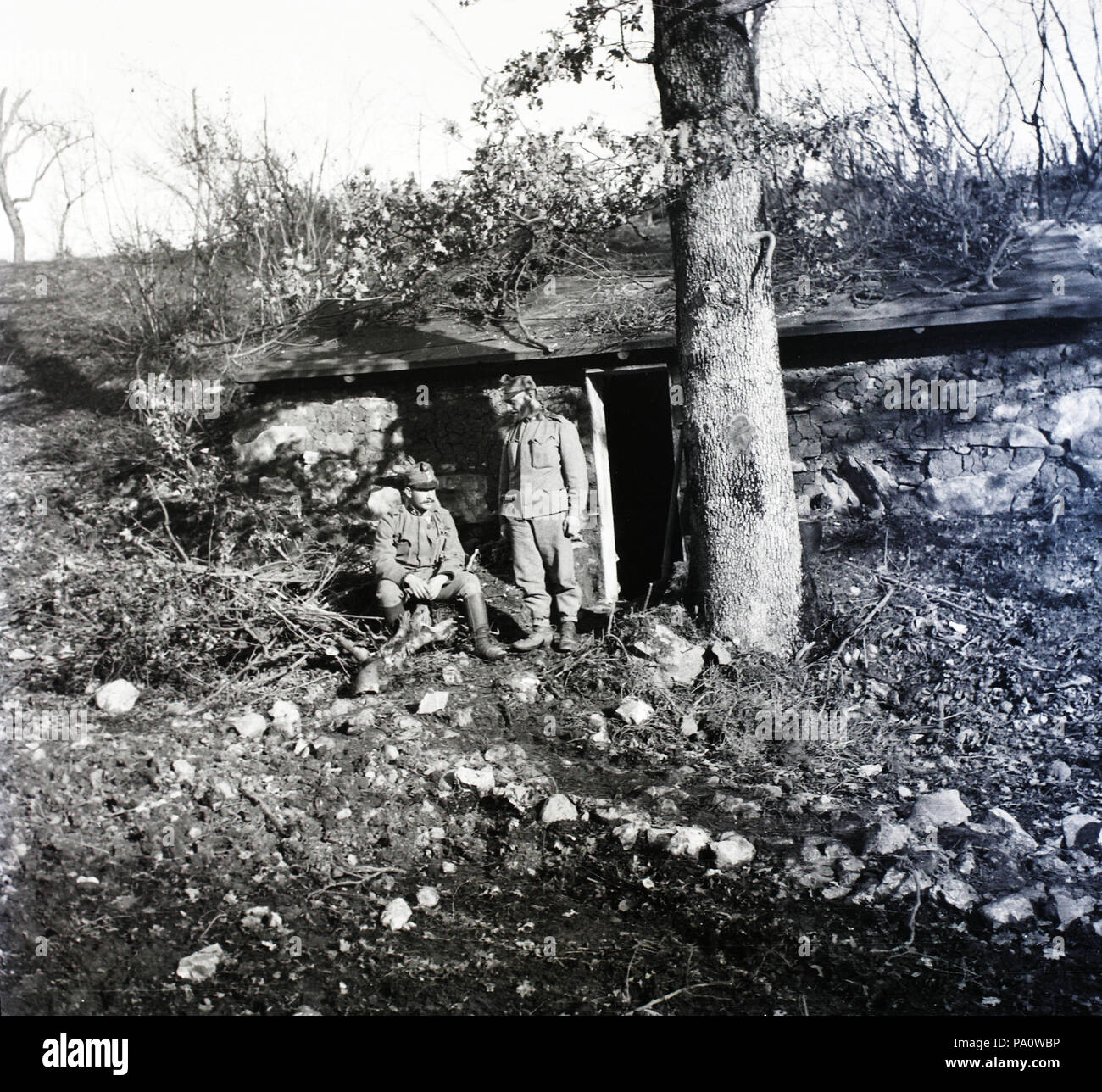 652 Prima Guerra Mondiale Fortepan 86004 Foto Stock